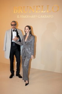Jeff Goldblum and Emilie Livingston
