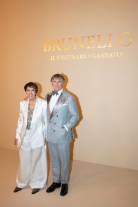 Brunello Cucinelli and Federica Benda