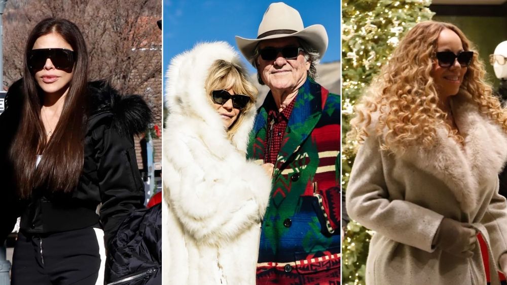 Lauren Sánchez Bezos, Goldie Hawn and Kurt Russell and Mariah Carey show off celebrity Aspen style.