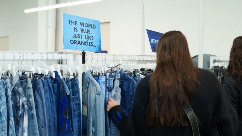 The scene at Denim Première Vision