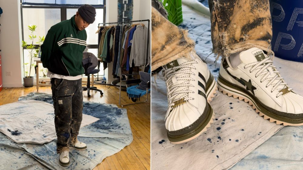 A look at the Edison Chen Clot x Bape Adidas Superstar sneaker, which releases on Dec. 5.