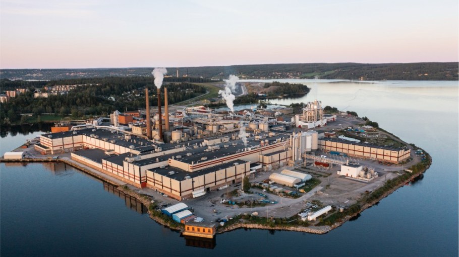 Circulose's factory facility in Ortviken, Sweden.