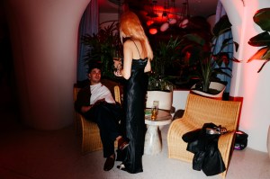 The scene at Ferragamo “After Dark” at Art Basel.