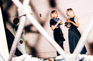Rebecca Vallance and Nicky Hilton