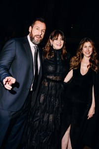 Adam Sandler, Emily Mortimer and Jackie Sandler