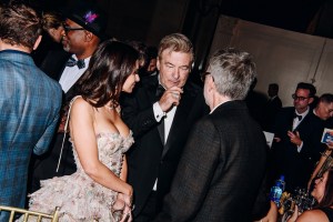 Hilaria Baldwin, Alec Baldwin and Paul Thomas Anderson