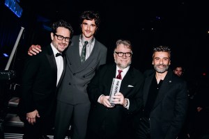 J. J. Abrams, Jacob Elordi, Guillermo del Toro and Oscar Isaac