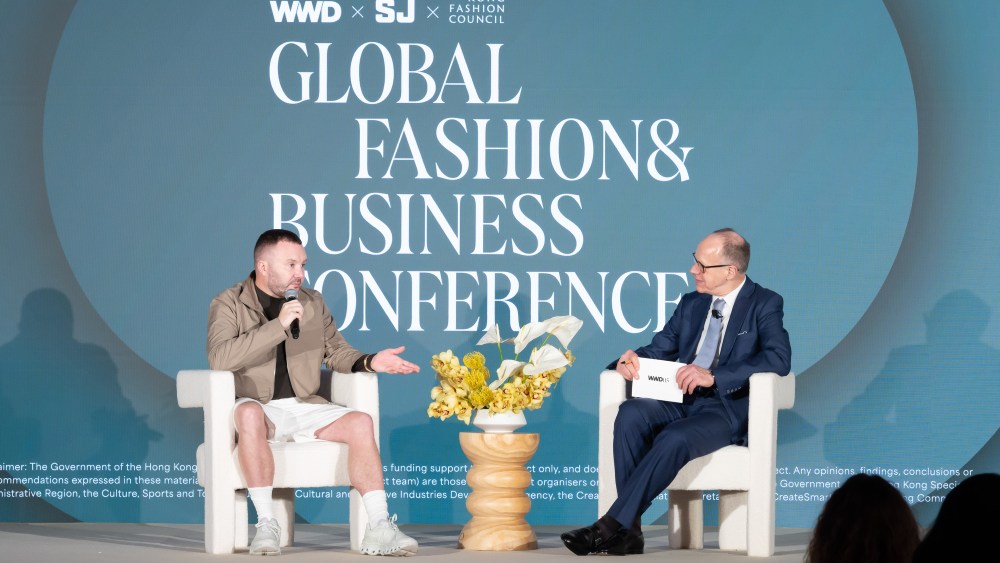 WWD x Sourcing Journal x Hong Kong Fashion Council Global Fashion and Business Conference Kim Jones and Fairchild Media Group's chief content officer Jim Fallon