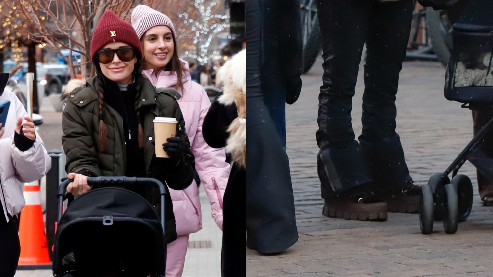 kyle richards, aspen, platform boots, lug sole