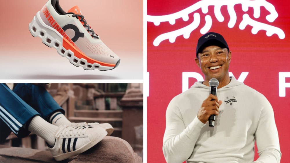 On, Adidas, Tiger Woods, Sun Day Red, golf, legal