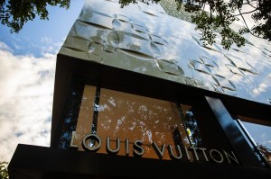 A view of the Louis Vuitton store during Michael Burke’s LVMH Design District Tour.