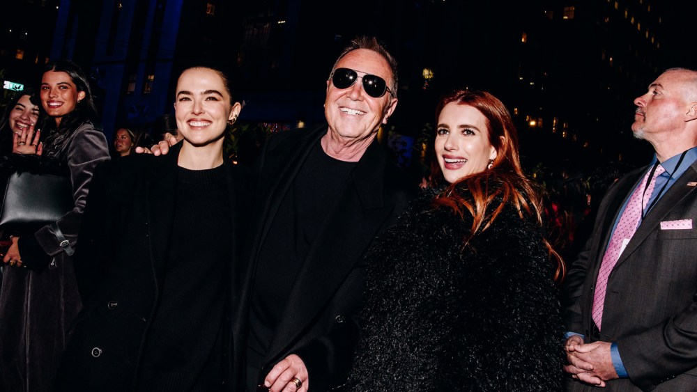 Zoey Deutch, Michael Kors and Emma Roberts
