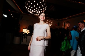 Alexandra Daddario at TAG Heuer Art Basel Miami Beach Dinner at Shiso on December 3, 2025 in Miami, Florida.