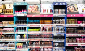 A look inside the beauty section at Walmart.