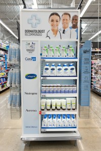 A look inside the beauty section at Walmart.