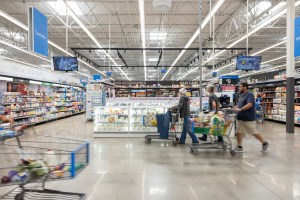 A look inside the beauty section at Walmart.