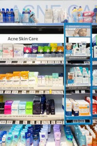 A look inside the beauty section at Walmart.