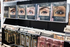 A look inside the beauty section at Walmart.