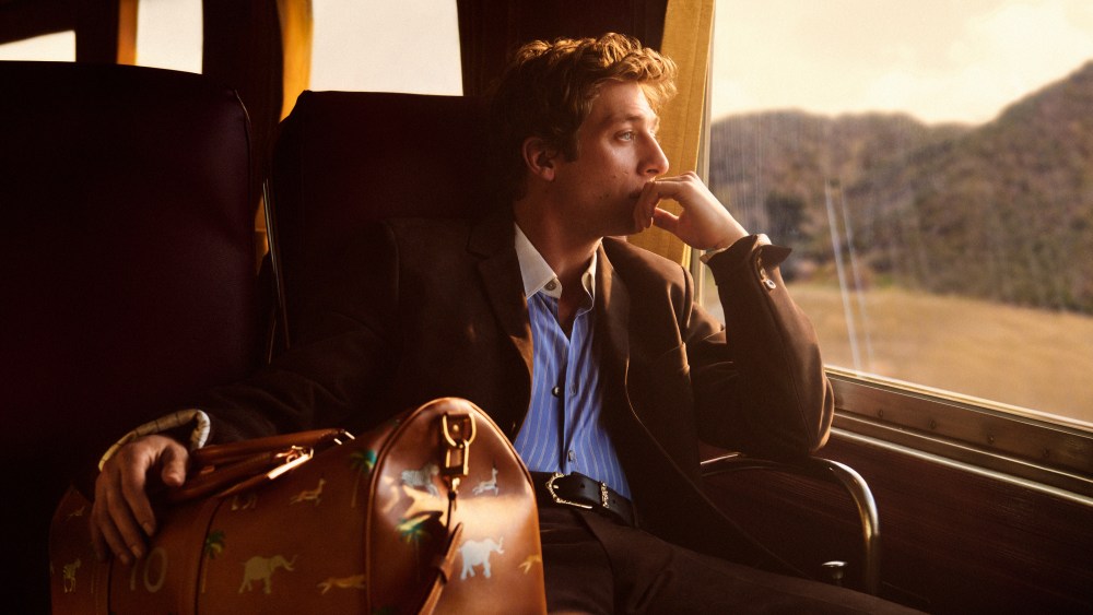 Jeremy Allen White in Louis Vuitton's spring campaign