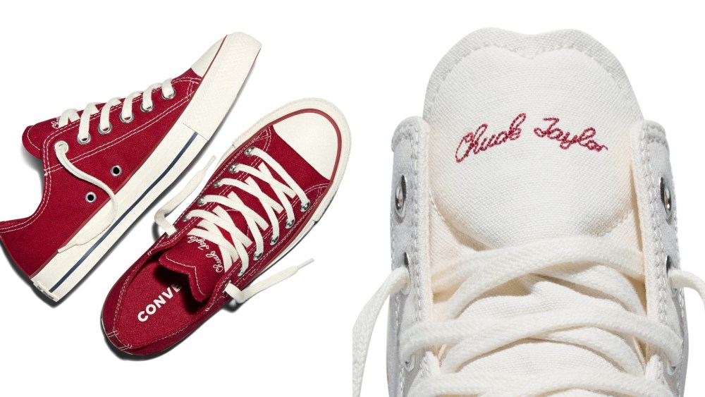 Converse Chucks in Love collection.