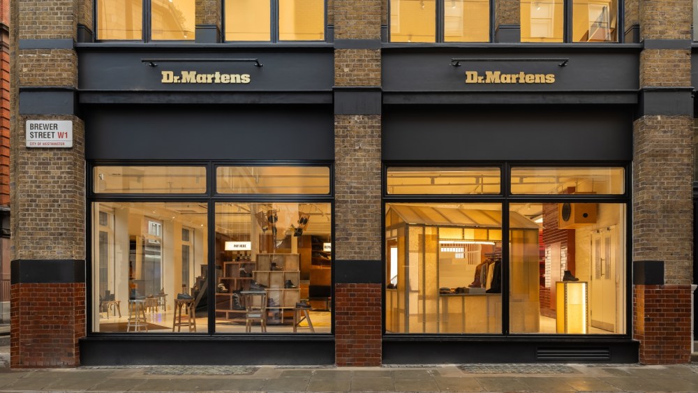 Dr. Martens' beacon store.