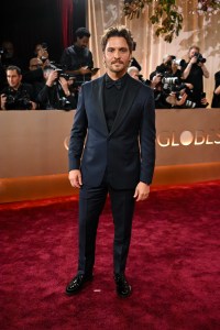 Luke Grimes at the 83rd Annual Golden Globes held at The Beverly Hilton on January 11, 2026 in Beverly Hills, California.