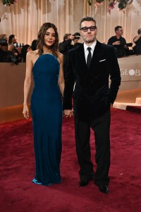 Christine Centenera and Joel Edgerton at the 83rd Annual Golden Globes held at The Beverly Hilton on January 11, 2026 in Beverly Hills, California.