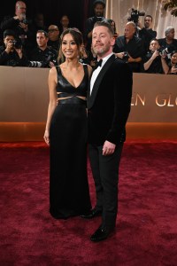 Brenda Song and Macaulay Culkin at the 83rd Annual Golden Globes held at The Beverly Hilton on January 11, 2026 in Beverly Hills, California.