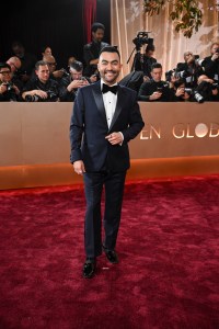 Denny Directo at the 83rd Annual Golden Globes held at The Beverly Hilton on January 11, 2026 in Beverly Hills, California.