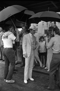 Robert Redford on the set of, "The Great Gatsby" (Photo by Sal Traina/WWD/Penske Media via Getty Images)
