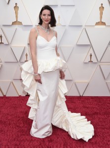 Caitriona Balfe at the 94th Academy Awards held at Dolby Theatre at the Hollywood & Highland Center on March 27th, 2022 in Los Angeles, California. (Photo by Gilbert Flores/Variety/Penske Media via Getty Images)
