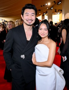 Simu Liu and Allison Hsu at the 96th Annual Oscars held at at the Ovation Hollywood on March 10, 2024 in Los Angeles, California. (Photo by Michael Buckner/Variety via Getty Images)