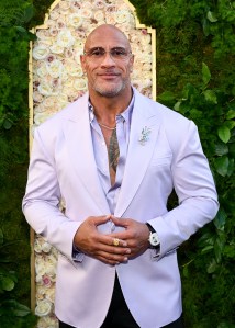 Dwayne Johnson during the 82nd Annual Golden Globes held at The Beverly Hilton on January 05, 2025 in Beverly Hills, California. (Photo by Michael Buckner/GG2025/Penske Media via Getty Images)