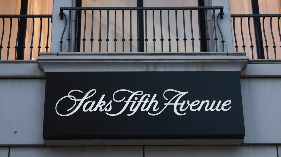 Exteriors of the Saks Fifth Avenue store on January 05, 2025 in Los Angeles, California.