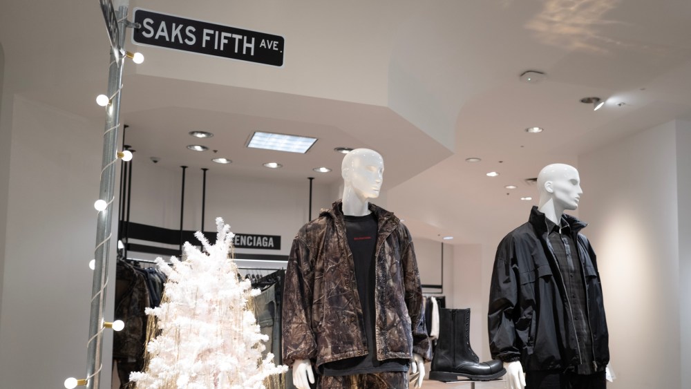 Merchadise is offered for sale at a Saks Fifth Avenue store on December 30, 2025 in Chicago, Illinois. Recent reports indicate that Saks Global Enterprises, the parent corporation of Saks Fifth Avenue, may file for Chapter 11 bankruptcy as they face a more than $100 million debt payment due at the end of December.