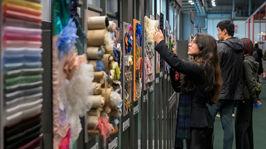 Inside the 42th edition of textile trade show Milano Unica for spring 2027 in February, 2026.