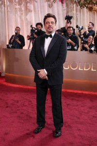 Benicio del Toro at the 83rd Annual Golden Globes held at The Beverly Hilton on January 11, 2026 in Beverly Hills, California.