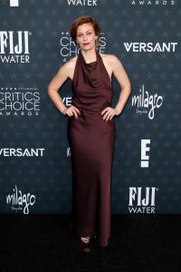 Cassidy Freeman at the 31st Annual Critics Choice Awards held at Barker Hangar on January 04, 2026 in Santa Monica, California.