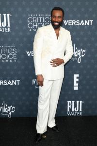 Tramell Tillman at the 31st Annual Critics Choice Awards held at Barker Hangar on January 04, 2026 in Santa Monica, California.