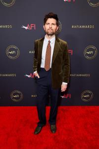 Adam Scott at the 2026 AFI Awards held at the Four Seasons Beverly Hills on January 09, 2026 in Los Angeles, California.