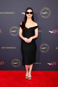 Mia Goth at the 2026 AFI Awards held at the Four Seasons Beverly Hills on January 09, 2026 in Los Angeles, California.