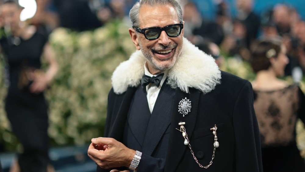 NEW YORK, NEW YORK - MAY 05: Jeff Goldblum attends the 2025 Met Gala Celebrating "Superfine: Tailoring Black Style" at Metropolitan Museum of Art on May 05, 2025 in New York City.  (Photo by Dimitrios Kambouris/Getty Images for The Met Museum/Vogue)