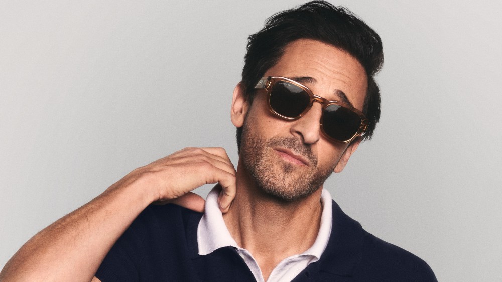 Adrien Brody for Lacoste Eyewear.