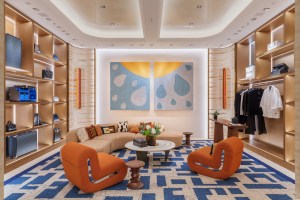 A look at the new Louis Vuitton store opening in Beijing, China.