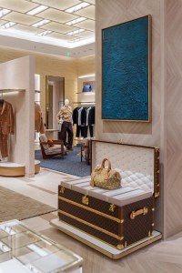 A look at the new Louis Vuitton store opening in Beijing, China.