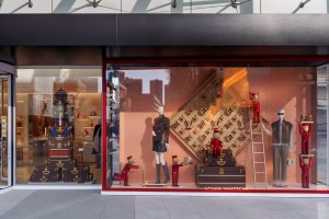 A look at the new Louis Vuitton store opening in Beijing, China.