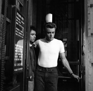 REBEL WITHOUT A CAUSE, Sal Mineo, James Dean, 1955