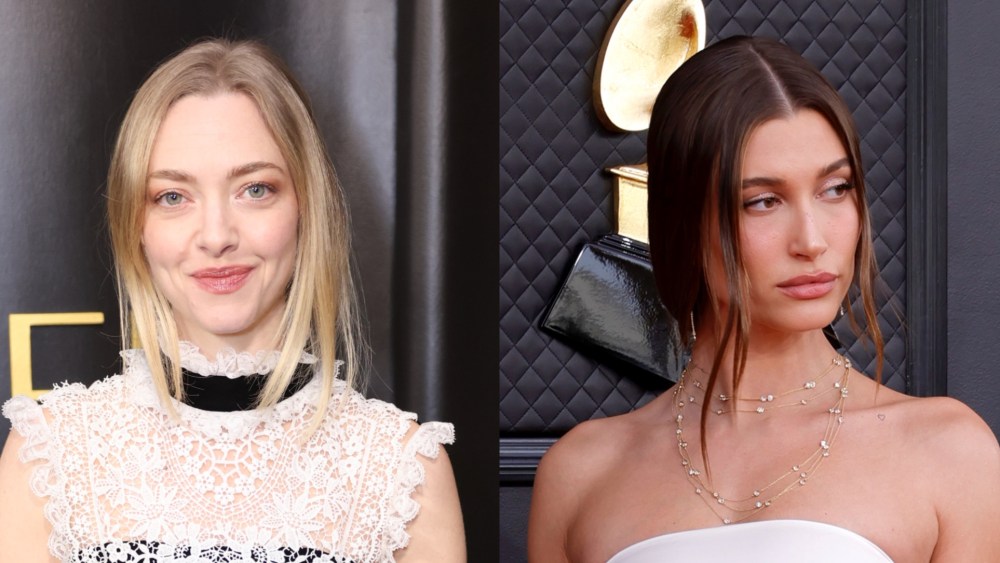Amanda Seyfried and Hailey Bieber.