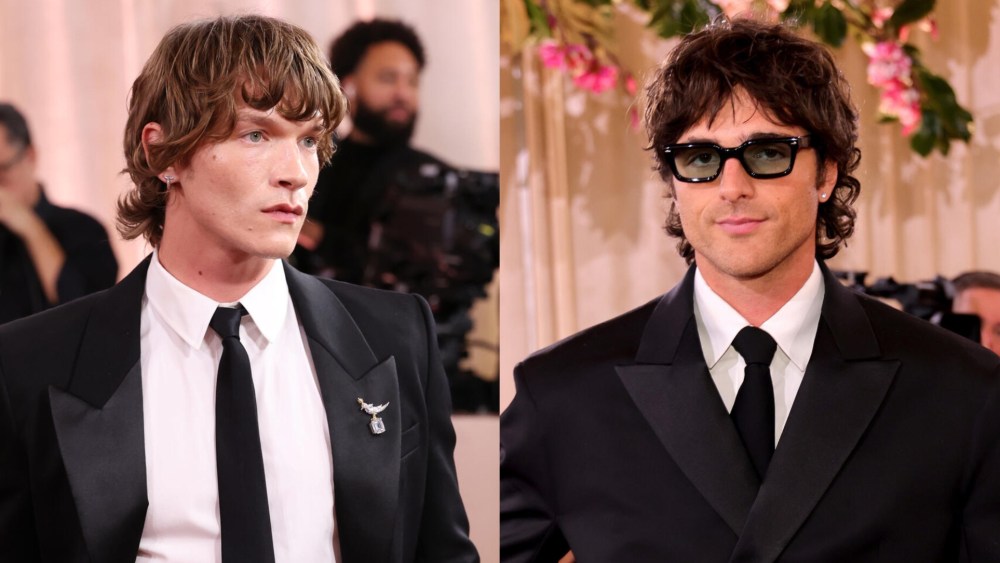 Connor Storrie and Jacob Elordi at the 2026 Golden Globes.