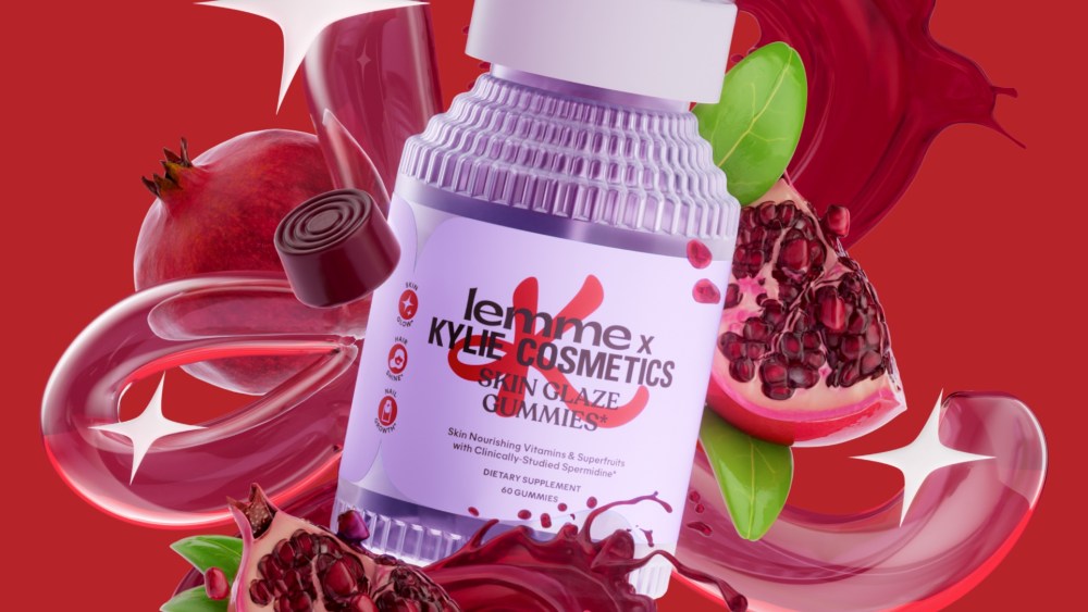 Lemme x Kylie Cosmetics Skin Glaze Gummies.